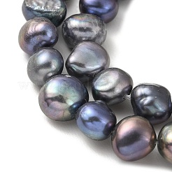 Dyed Natural Cultured Freshwater Pearl Beads Strands&nbsp;PEAR-A006-09E