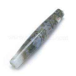 Natural Moss Agate Beads&nbsp;G-P393-O20