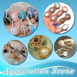 3 Rolls 3 Colors Copper Jewelry Craft Wire&nbsp;CWIR-SC0001-02A