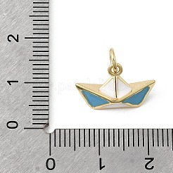 Brass Enamel Pendants&nbsp;KK-L262-05G
