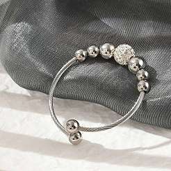 304 Stainless Steel Cuff Bangles&nbsp;BJEW-Z087-12P