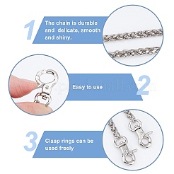Bag Strap Chains&nbsp;LS-FIND-WH0043-91P