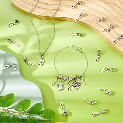 52Pcs Tibetan Style Alloy European Dangle Charms&nbsp;FIND-DC0008-12