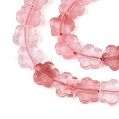 Cherry Quartz Glass Beads Strands&nbsp;G-N257-24A-10