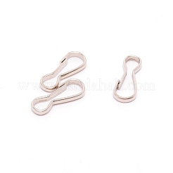 304 Stainless Steel Keychain Clasp Findings&nbsp;STAS-WH0016-08A-P
