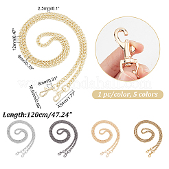 5Pcs 5 Colors Zinc Alloy Bag Straps&nbsp;FIND-PH0010-81