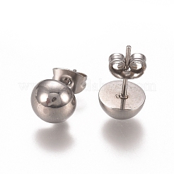 304 Stainless Steel Stud Earrings&nbsp;EJEW-L215-55B