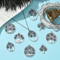 18Pcs 6 Styles Tibetan Style  Alloy Pendants&nbsp;FIND-CJ0002-10