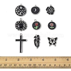 18Pcs 9 Styles Alloy Enamel Pendants&nbsp;FIND-FS0004-51