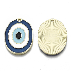 Alloy Enamel Pendants&nbsp;LS-ENAM-N050-08B