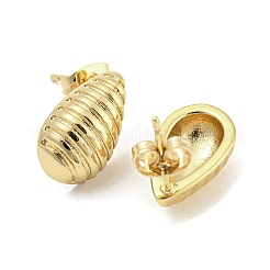 Brass Ear Studs&nbsp;EJEW-P261-03A-G