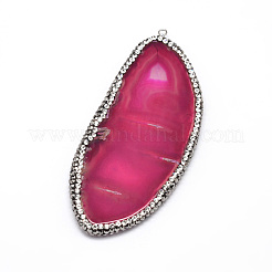 Dyed Natural Agate Nuggets Big Pendants&nbsp;G-F229-01E