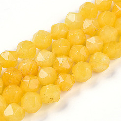 Dyed Natural White Jade Beads Strands&nbsp;G-T139-8mm-46S