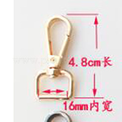 Alloy Swivel Clasps Lanyard Snap Hooks for Purse Bag Strap Hardware&nbsp;AL-CBACC64-01AB-A