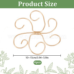 6Pcs 2 Styles Aluminum Plant Support Stands&nbsp;DIY-DR00015