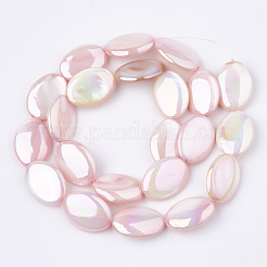 AB Color Freshwater Shell Beads Strands&nbsp;SHEL-S274-39E