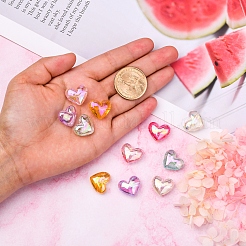 Plating AB Color Transparent Acrylic Beads&nbsp;PACR-CJ0001-15