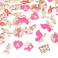 50Pcs 10 Styles Alloy Enamel Pendants&nbsp;ENAM-TA0003-90