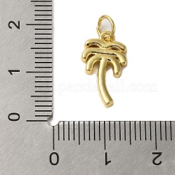 Rack Plating Brass Micro Pave Cubic Zirconia Pendants&nbsp;KK-P279-09G