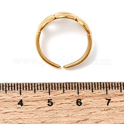 304 Stainless Steel Cuff Open Rings for Women&nbsp;RJEW-L342-18G