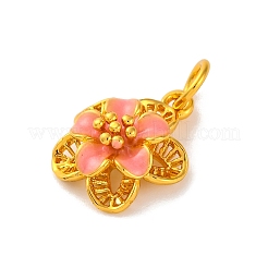 Brass Enamel Pendants&nbsp;KK-U042-14G-02
