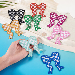 8Pcs 8 Colors Polyester Clothing Patches&nbsp;DIY-TA0015-31