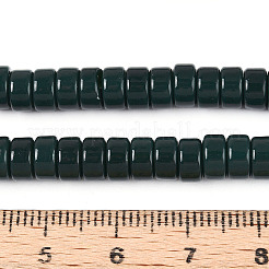 Opaque Solid Color Glass Beads Strands&nbsp;LS-GLAA-N026-3x6mm-10