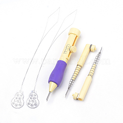 Plastic with Iron DIY Embroidery Magic Pen Set&nbsp;TOOL-Q010-19-B