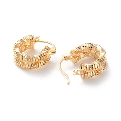 Rack Plating Brass Hoop Earrings&nbsp;EJEW-S241-25G