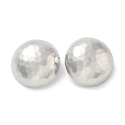 304 Stainless Steel Half Round Stud Earrings for Women&nbsp;EJEW-M089-10P