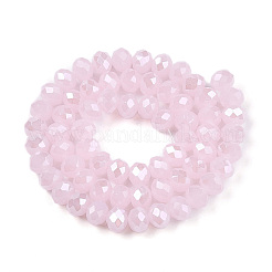 Electroplate Glass Beads Strands&nbsp;LS-EGLA-A044-J8mm-A02