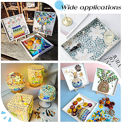600G Irregular Glass Cabochons&nbsp;DIY-BC0005-93