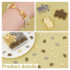 150Pcs 3 Colors Alloy Chandelier Component Links&nbsp;FIND-PH0018-73