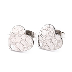 Non-Tarnish 304 Stainless Steel Stud Earring Findings&nbsp;STAS-I183-06B-P