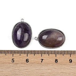 Natural Amethyst Pendants&nbsp;STAS-F322-15P-01