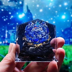 Orgonite Pyramid Resin Display Decorations&nbsp;TREE-PW0001-63B