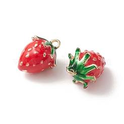 2Pcs Brass Enamel Charms&nbsp;KK-YW0001-79