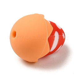 Easter Eggshell Food Grade Eco-Friendly Silicone Focal Beads&nbsp;LS-SIL-Q022-06C