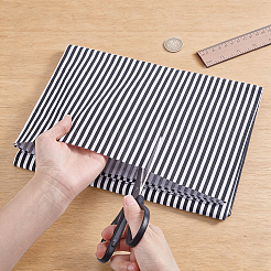 Stripe Cotton Fabric&nbsp;DIY-WH0671-390C
