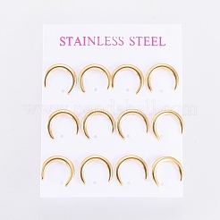 304 Stainless Steel Stud Earrings&nbsp;EJEW-I235-05G