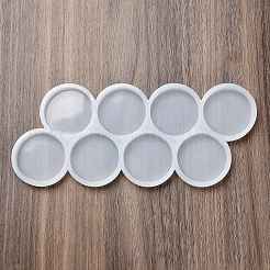 Flat Round DIY Silicone Molds&nbsp;X1-DIY-A053-17B
