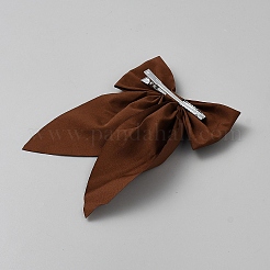 Polyester & Iron Alligator Hair Clips&nbsp;PHAR-WH0023-006P-D
