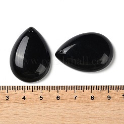 Natural Obsidian Pendants&nbsp;G-M416-08B-06