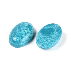 Dyed Natural White Jade Cabochons&nbsp;G-T144-74