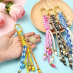 Polyester & Spandex Cord Pendant Decorations&nbsp;HJEW-YW00432-01