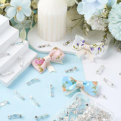 120Pcs Iron Brooch Findings&nbsp;IFIN-SP0001-38S