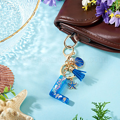 Star Resin & Shell Keychains&nbsp;KEYC-TAC00087-01L