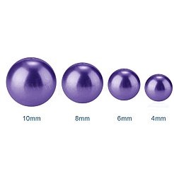 Eco-Friendly Dyed Glass Pearl Round Pearlized Bead&nbsp;HY-PH0003-RB099-B