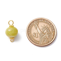 Natural Olive Jade Links Connectors&nbsp;PALLOY-JF01091-05