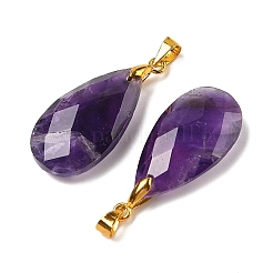 Natural Amethyst Pendants&nbsp;G-L614-D03-G03